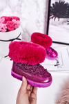Children's Snow Boots With Fur Fuchsia Nicola