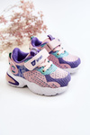 Children's Sport Shoes With Velcro Pink-Violet Lillo