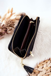 Large Women's Wallet With Extra Wallets Black