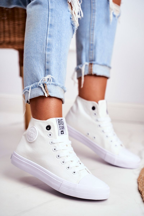 Women's High Sneakers Big Star FF274A171 White