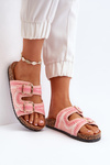 Women's Sandals with Cork Sole Pink Fannea