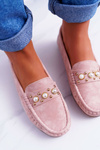 Women's Woolly Pink Noell Sandals with Pearls