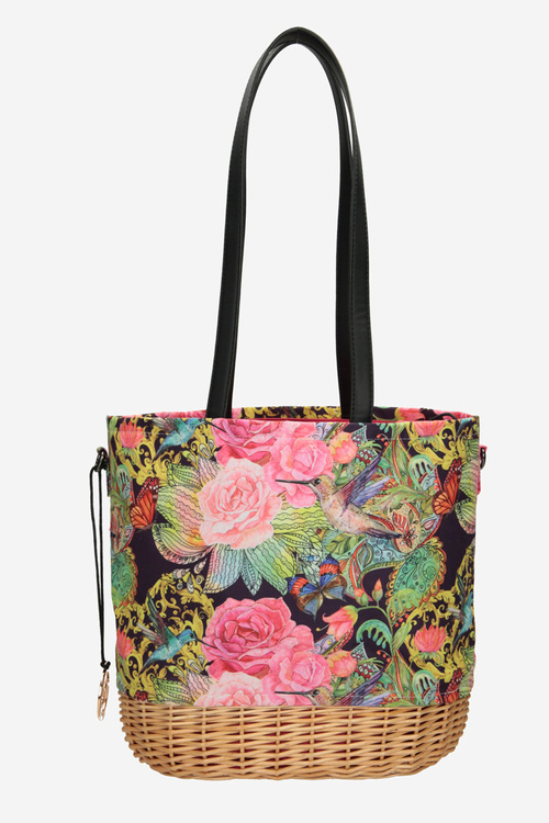 Braided Bag basket NOBO XM0040 Beige