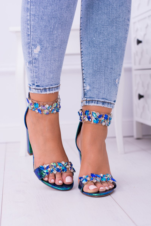 Lu Boo Gasoline Zirconia Sandals Lambada