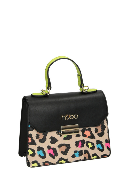 Handbag NOBO M1470-CM15 Black-Beige