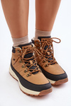 Ocieplane Męskie Buty Trekkingowe Brązowe Lee Cooper LCJ-24-03-3035M