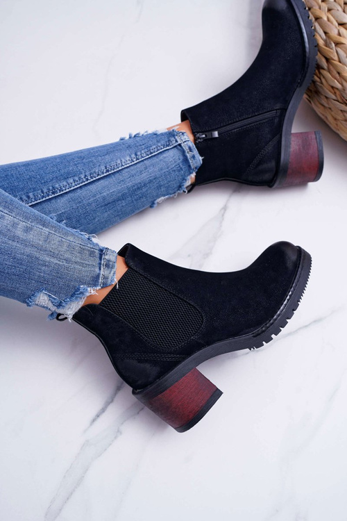 Women's Heeled Boots Sergio Leone Black BT702