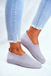 Women's Sneakers Slip-on Grey Grigio