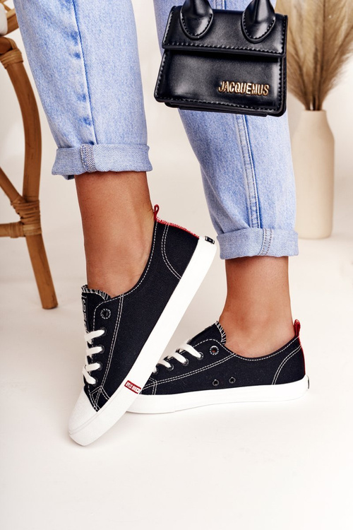 Women's Sneakers Big Star FF274085 Black-Red