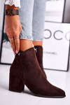 Women's Boots On Heel Brown So Good