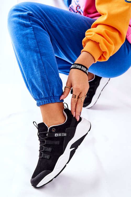 Sport Shoes Memory Foam Big Star II274257 Black