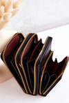Wallet Handbag 2in1 On Zipper Black Themis