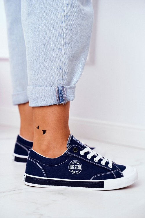 Women's Big Star Sneakers Navy Blue FF274229