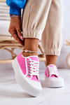 Low Sneakers On Platform Pink Mischa 