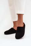 Women's slippers on platform black Sylviane