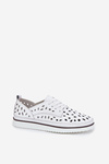 Ladies Leather Shoes S.Barski LR51-610 White