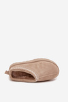 Children Youth Snow Boots With Embroidery On Platform Beige Jolisse