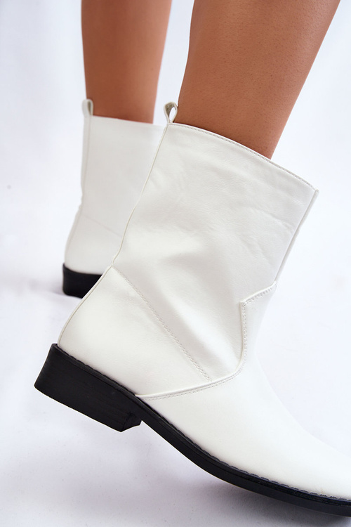 Women's Warm Slip-on Boots White Calan