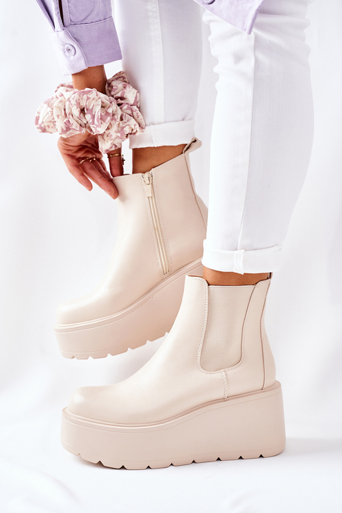 Insulated Boots Beige Montiano