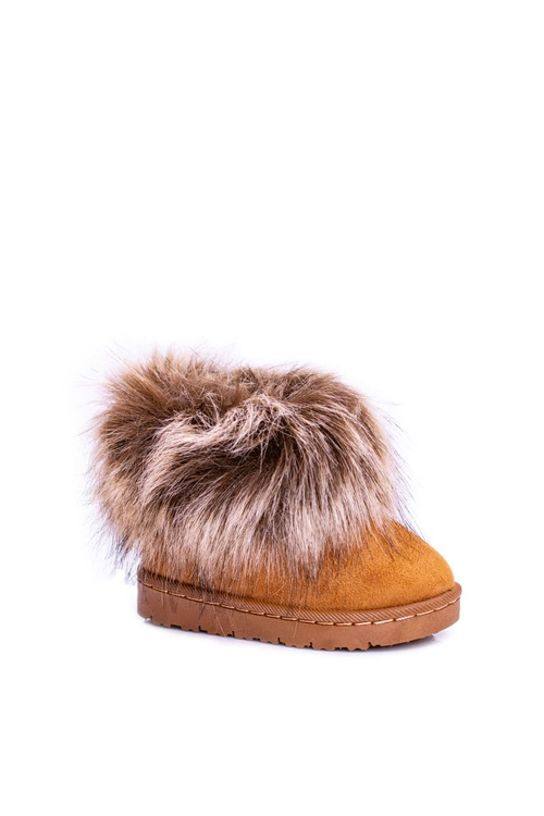 Children's Snow Boots With Fur Camel Ariana