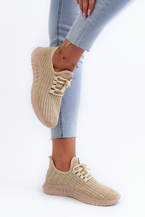 Lightweight Women's Sports Shoes Beige Xalara