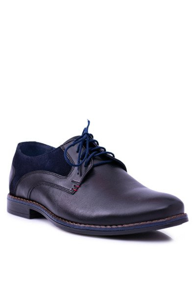 Nikopol Men's Black Leather Zinedine Half Boots