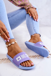 Women's Slippers Big Star JJ274A525 Violet-Blue