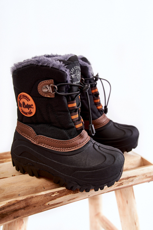 Dziecięce Śniegowce Ocieplane Lee Cooper LCJ-21-44-0524 Czarne 