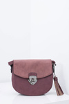 Women's Handbag Letterman Bag Maroon