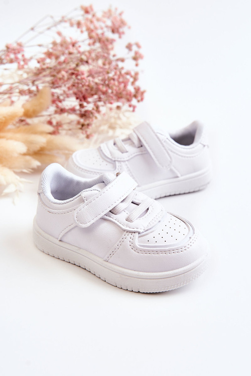 Buty Sportowe Dziecięce Niskie Białe Frillo