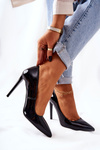 Lacquered Pointed Heels Monnari 0220-020 Black