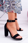 Women's Stiletto Sandals Black Serenity