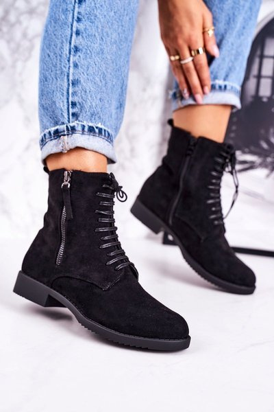 Classic Women's Insulated Boots Suede Black Simplicity