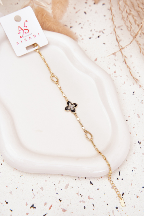 Damska Bransoletka Stal Chirurgiczna Złota