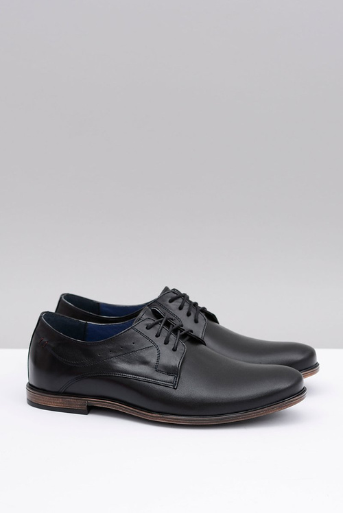 Nikopol Black Leather Men's James Half Boots