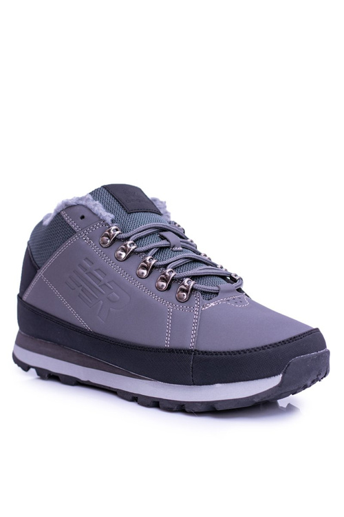 Men's Warmed Trekking Shoes Grey Newlans2