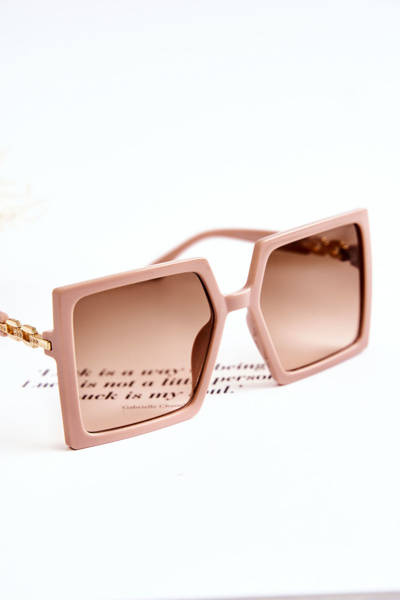 Large Square Sunglasses V130043 Pink
