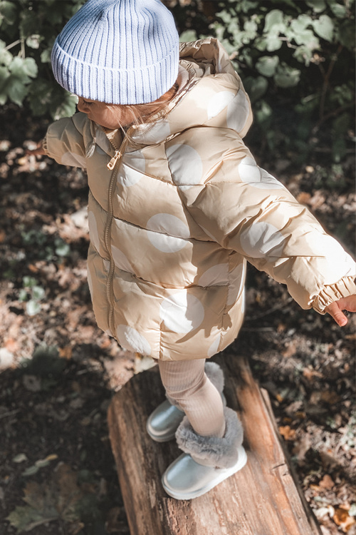 Children's Insulated Snow Boots With Fur Silver JellyBeans