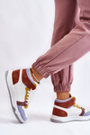 Buty Sportowe Trampki Wysokie Damskie Multikolor Rumour
