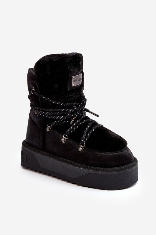 Waterproof Platform Vegan Snow Boots DFranklin DFSH371008 Black