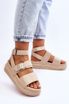 Women's Sandals With Strap Beige Hever