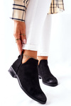 Women's Suede Boots Warmed Black Joaliene