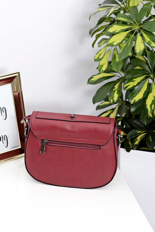 Women's Maroon Handbag Shoulder Letter Bag