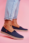 Women's Espadrilles Big Star Slip-on Navy blue FF276024