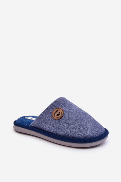 Men's Classic Blue Slippers Makis