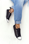 Women's Lace Sneakers Black Candice