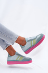 Low Platform Sneakers Blue Ovivene