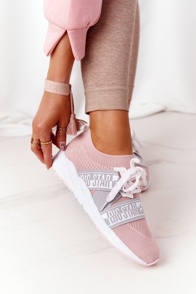 Women's Sneakers Memory Foam Big Star HH274353 Pink