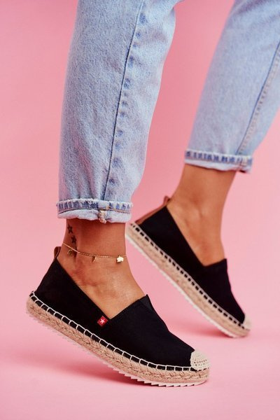 Women's Espadrilles Big Star Black FF274A498