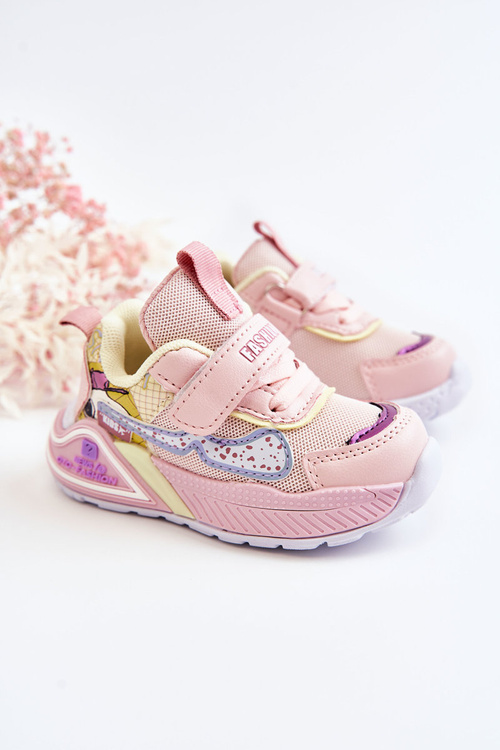 Children's Light Sport Shoes Pink Snoopy